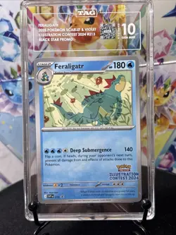 TAG 10 Feraligatr Illustration Contest 2024 SV Promo #213 English Regular - Image 3
