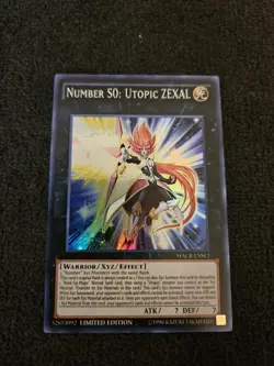Number S0: Utopic ZEXAL MACR-ENSE2 Super Rare Yugioh Card - Image 1