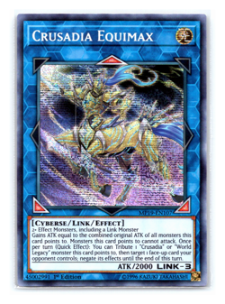 Crusadia Equimax - MP19-EN107 - Secret Rare - 1st Edition - Yugioh - Image 1
