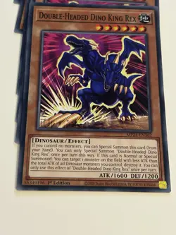 YUGIOH MP24-EN362 Double-Headed Dino King Rex Common 1st Edition NM - Image 1