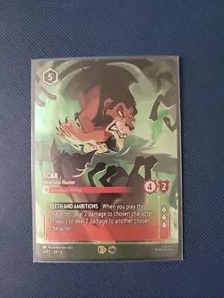 Disney Lorcana Scar Heartless Hunter 14/P2 - NM - Store Championship Promo - Image 1