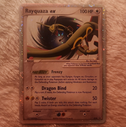 Pokemon TCG Rayquaza ex Nintendo 039 Holo Rare English 2006 100 HP - Image 1