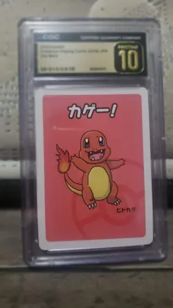 CGC Pristine 10 Charmander Pokemon Playings Cards (2019) JPN Old Maid - Image 1