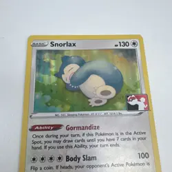 Pokemon Snorlax 131/185 Holo Card Prize Pack Series 1, NM Play Stamp - Image 2