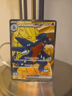 Cynthia's Garchomp ex 215/182 SV10: Destined Rivals Ultra Rare Pokemon Card - Image 1
