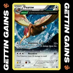 Fearow - XY57 - Black Star Promo - Pokemon Card - LP - Image 1