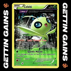Celebi - XY93 - Black Star Promo - Pokemon Card - LP - Image 1