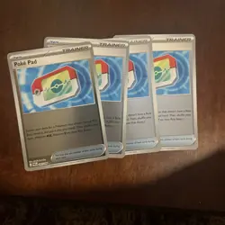 x4 LOT - Poke Pad 081/088 Reverse Holo - Perfect Order Pokemon Card - LP - Image 1