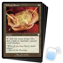 FELLWAR STONE X4 The Brothers' War: Commander Magic MTG MINT CARD - Image 1