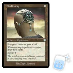 SKULLCLAMP The Brothers' War: Commander Magic MTG MINT CARD - Image 1
