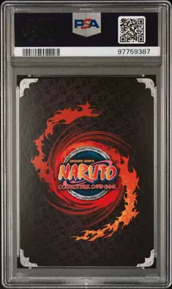 PSA 10 2008 NARUTO CCG CARD UNSTOPPABLE FORCE TINS #NUS123 SASUKE UCHIHA - Image 2