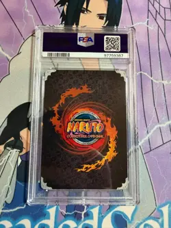 PSA 10 2008 NARUTO CCG CARD UNSTOPPABLE FORCE TINS #NUS123 SASUKE UCHIHA - Image 4