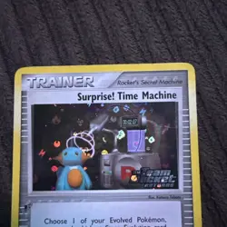Surprise! Time Machine 91/109 Reverse Holo Team Rocket Returns Pokemon Card MP - Image 2