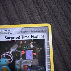 Surprise! Time Machine 91/109 Reverse Holo Team Rocket Returns Pokemon Card MP - Image 4