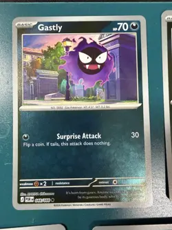 Pokemon TCG 5-Card Holo/Reverse Holo Lot - Gastly/Haunter/Gengar 050/088 - Image 3