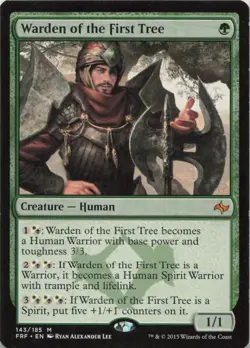 Warden of the First Tree M Fate Reforged 143 LP MTG - Image 1
