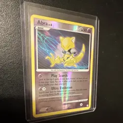 Pokemon Abra 69/123 Reverse Holo Common Card Mysterious Treasures EN 50 HP - Image 1