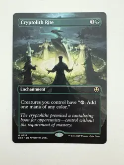 Cryptolith Rite Borderless MTG Magic the Gathering Card NM Near Mint INR - Image 1