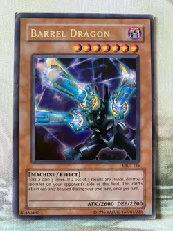 Barrel Dragon MRD-126 Metal Raiders Holo Ultra Rare Yugioh TCG Card - Image 1