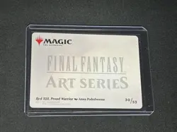 Red XIII, Proud Warrior Art Card (Gold-Stamped Signature) MTG: FINAL FANTASY - Image 2