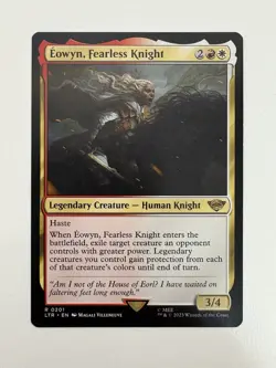 Eowyn Fearless Knight MTG Magic the Gathering Card NM Near Mint LTR - Image 1