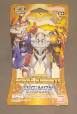 Digimon ~ Royal Knights, Lot of 3 12-Card Booster Hanger Packs - Image 2