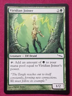 Magic The Gathering MIRRODIN VIRIDIAN JOINER green card MTG - Image 1