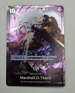 Marshall.D.Teach (Event Pack Vol. 8) P-100 One Piece Promotion Cards Foil - Image 1