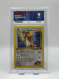 Koga’s Pidgeotto Gym Challenge 1st Edition 27/132 MINT 9 Pokemon Card - Image 1