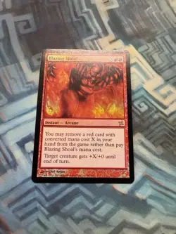 MTG Foil Blazing Shoal LP-/MP+ Betrayers of Kamigawa - Image 1