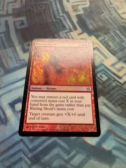 MTG Foil Blazing Shoal LP-/MP+ Betrayers of Kamigawa - Image 2