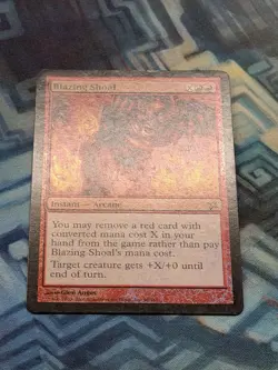 MTG Foil Blazing Shoal LP-/MP+ Betrayers of Kamigawa - Image 5