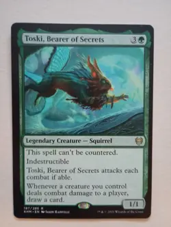 Toski, Bearer of Secret - MTG - Commander: Bloomburrow - NM - Image 1