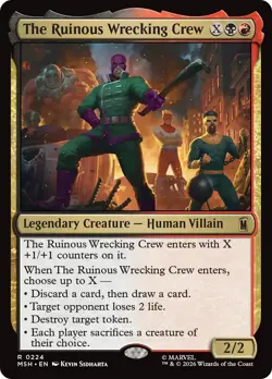The Ruinous Wrecking Crew [Marvel Super Heroes] Foil Near Mint - Image 1