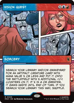 Vision Quest (Borderless) [Marvel Super Heroes] Foil Near Mint - Image 1
