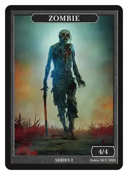 Zombie Token Givememana Tokens Warhammer Magic the Gathering MTG - Image 1