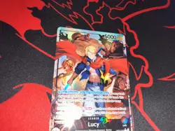 One Piece TCG Lucy Sabo Leader op15-002 Alt Art Aa Near Mint + - Image 2