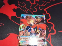 One Piece TCG Lucy Sabo Leader op15-002 Alt Art Aa Near Mint + - Image 3