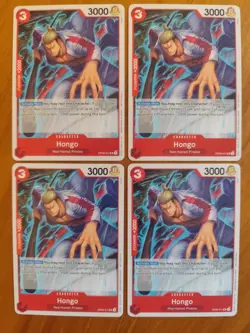 OP09-011 HONGO X4 Playset NM One Piece - Emperors of The New World Edition Promo - Image 1