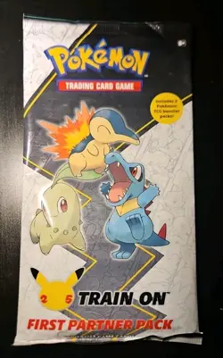 Brand New Sealed! The Pokemon Company First Partner - Johto Cards 25 Anniversary 820650809675 - Image 1
