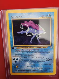 Suicune 27/64 Neo Revelation Regular First Edition Pokemon Card NM - Image 1
