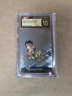 Dragon Ball E-45 Silver Energy Marker Fusion World Manga SB01 CGC Pristine 10 - Image 1