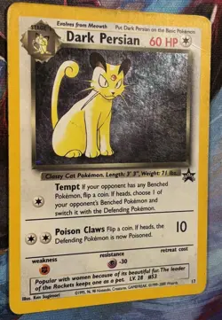 Pokemon - Dark Persian 17 - WoTC Black Star Promo - HP - Image 2