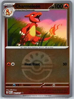 Charmeleon (Friend Ball) 021/217 Holo Ascended Heroes Pokemon Reverse Holo NM - Image 1