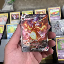 Pokemon TCG Charizard VMAX Holo Ultra Rare SWSH261 Black Star Promo Near Mint - Image 1