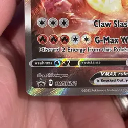 Pokemon TCG Charizard VMAX Holo Ultra Rare SWSH261 Black Star Promo Near Mint - Image 2