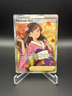 Pokemon TCG Furisode Girl Full Art Ultra Rare 190/195 - NM - Silver Tempest - Image 1