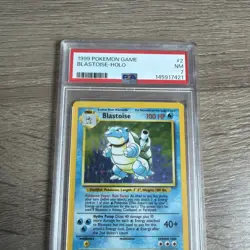 PSA 7 1999 Pokemon TCG Base Set Blastoise Holo Rare 2/102 English - Image 1