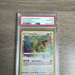2020 Pokemon SWSH Rayquaza Vivid Voltage # 138/185 PSA 10 - Image 1