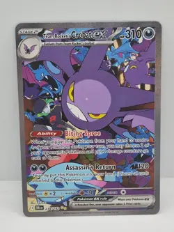 Pokemon TCG Team Rocket’s Crobat EX 234/182 - Destined Rivals NM - Image 1